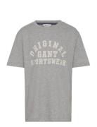 Original Sportswear T-Shirt Tops T-shirts Short-sleeved Grey GANT