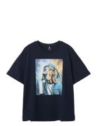 Nkmvoto Ss Nreg Top Tops T-shirts Short-sleeved Navy Name It