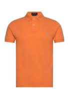 Ss Kc Slim Fit Model 1 Tops Polos Short-sleeved Orange Polo Ralph Laur...