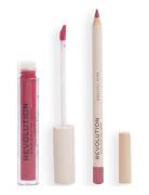 Revolution Lip Contour Kit Soulful Pink Huulikynä Meikki Pink Revoluti...