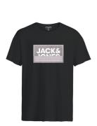 Jcologan Tee Ss Crew Neck Ss24 Jnr Tops T-shirts Short-sleeved Black J...
