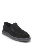 Chaol_Mocc_Sd Loaferit Matalat Kengät Black HUGO