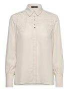 Camillabbvienara Shirt Tops Shirts Long-sleeved Beige Bruuns Bazaar