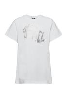 Dbowly Abito Tops T-shirts Short-sleeved White Diesel