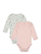 Body Ladybug 2 Pack Bodies Long-sleeved Pink Lindex