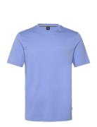 Thompson 01 Tops T-shirts Short-sleeved Blue BOSS