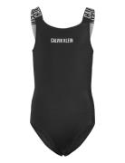 Swimsuit Uimapuku Uima-asut Black Calvin Klein