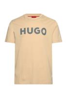 Dulivio Designers T-shirts Short-sleeved Yellow HUGO