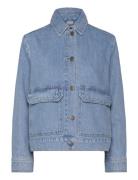 Short Denim Jacket Farkkutakki Denimtakki Blue Lexington Clothing