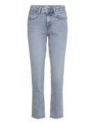 Slim Straight Jeans Bottoms Jeans Straight-regular Blue Gina Tricot