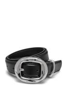 Rounded Buckle Belt Vyö Black Mango