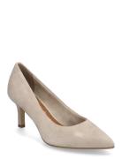 Women Court Sho Shoes Heels Pumps Classic Beige Tamaris