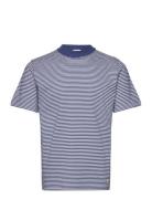 T-Shirt Héritage Tops T-shirts Short-sleeved Blue Armor Lux