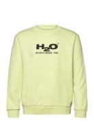 Logo Sweat O'neck Tops Sweat-shirts & Hoodies Sweat-shirts Green H2O