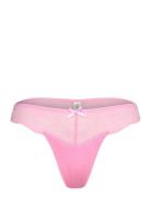 Brief Thong Reg Lacy Back Vale Stringit Alusvaatteet Pink Lindex