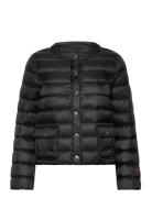 Ida Solid Down Jacket Vuorillinen Takki Topattu Takki Black BUSNEL