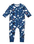 Drakar Pyjamas Pyjama Sie Jumpsuit Haalari Blue MUMIN