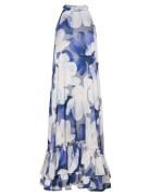 Yasflorina Sl Halterneck Long Dress S Wg Maksimekko Juhlamekko Blue YA...