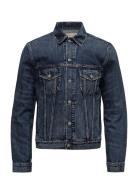 Faded Denim Trucker Jacket Farkkutakki Denimtakki Blue Polo Ralph Laur...