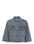 Mmpenn Ice Rivet Jacket Farkkutakki Denimtakki Blue MOS MOSH