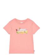 Te-S/S Tee Tops T-shirts Short-sleeved Pink Levi's