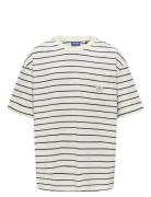 Osjkenge S/S Ovz Tee Jrs Tops T-shirts Short-sleeved Cream ONLY & SONS