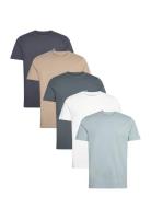 Anf Mens Knits Tops T-shirts Short-sleeved Navy Abercrombie & Fitch