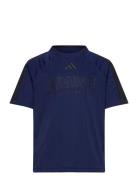 J Hot Tee Sport T-shirts Short-sleeved Navy Adidas Sportswear