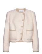 Nylah Wool Blend Jacket Villakangastakki Cream Malina