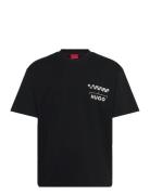 Drallie Tops T-shirts Short-sleeved Black HUGO