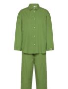 Aura Pyjamas Set Pyjama Green Becksöndergaard