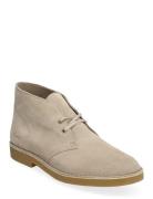 Desert Bt Evo G Desert-kengät Nauhakengät Beige Clarks