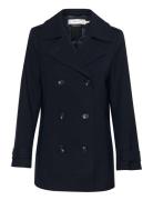 Ulrykaiw Sailor Coat Villakangastakki Pitkä Takki Navy InWear