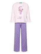 Pyjama(Sweater+Trous Pyjamasetti Pyjama Purple United Colors Of Benett...