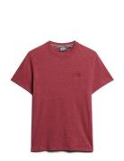 Essential Logo Emb Tee Tops T-shirts Short-sleeved Red Superdry