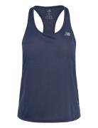 Athletics Tank Sport T-shirts & Tops Sleeveless Navy New Balance