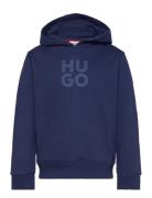 Hooded Sweatshirt Tops Sweat-shirts & Hoodies Hoodies Navy Hugo Kids