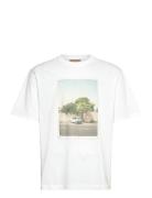 Tibor Light Jersey Tops T-shirts Short-sleeved White Rue De Tokyo