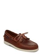 Docksides Portland Waxed Purjehduskengät Kengät Brown Sebago