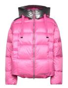 Lilou Puffer Down Jacket Vuorillinen Takki Topattu Takki Pink MOS MOSH