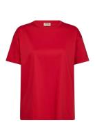 Aina O-Ss Tee Tops T-shirts & Tops Short-sleeved Red MOS MOSH