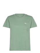 Ss Pocket Tee Tops T-shirts & Tops Short-sleeved Green Lee Jeans