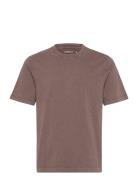 Anf Mens Knits Tops T-shirts Short-sleeved Brown Abercrombie & Fitch