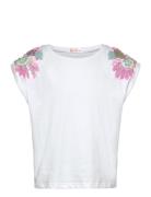 T-Shirt Tops T-shirts Short-sleeved White Billieblush