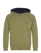 Mix&Match Jacket H Tops Sweat-shirts & Hoodies Hoodies Khaki Green BOS...