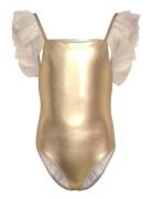 Swimming Costume Uimapuku Uima-asut Gold Billieblush