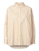 Josie Shirt Tops Shirts Long-sleeved Cream STUDIO FEDER