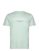 Printed T-Shirt Tops T-shirts Short-sleeved Green Tom Tailor