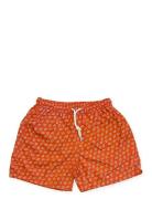 Retro Swim Shorts Uimashortsit Orange Portia 1924