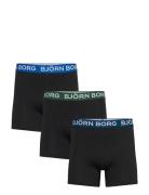 Cotton Stretch Boxer 3P Bokserit Black Björn Borg